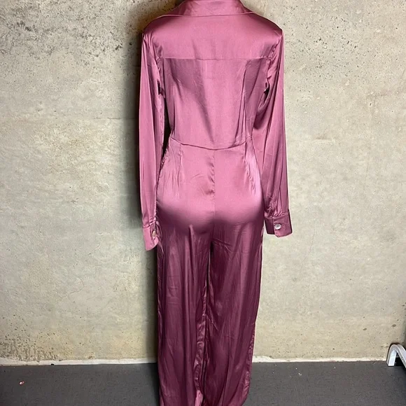 Fashion, nova satin jumpsuit - Picture 6 of 6